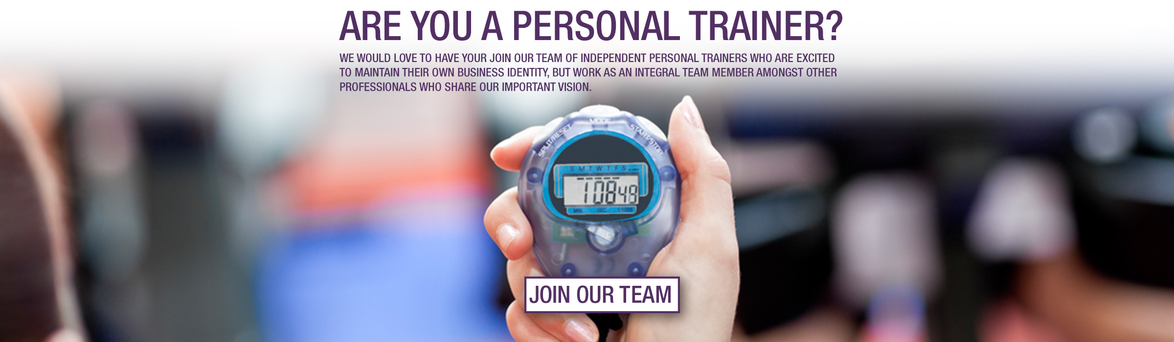 Are you a Personal Trainer? Bring your practice to HappyLee Fitness