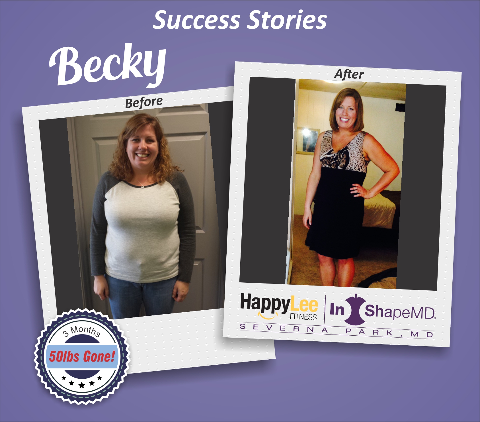 Becky Freeberger Wellness at InShapeMD before and after