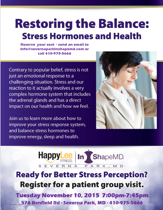 Restore your hormone balance: Stress Hormones and Health